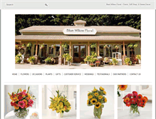 Tablet Screenshot of bluewillowfloral.com